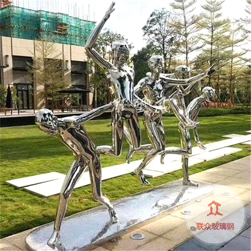 大型玻璃鋼雕塑定制戶外景觀幾何鹿不銹鋼雕塑熊廣場(chǎng)商業(yè)美陳擺件