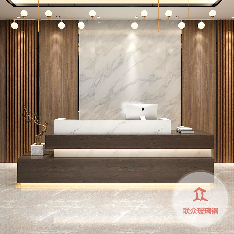 異形創(chuàng)意玻璃鋼烤漆前臺(tái)售樓部酒店接待前臺(tái)酒吧吧臺(tái)商場(chǎng)咨詢(xún)臺(tái)桌
