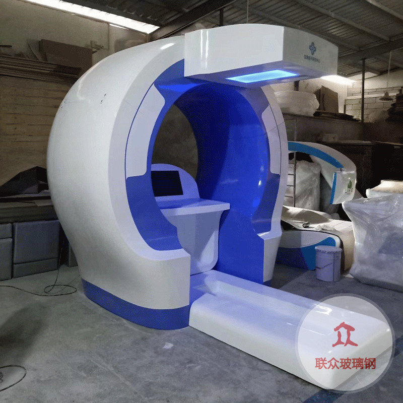 玻璃鋼智能機(jī)器人殼體人工AI服務(wù)設(shè)備外殼FRP酒店餐廳仿生送餐機(jī)